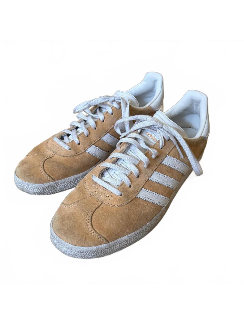 Adidas Gazelle Shoes Sneakers Suede Peach White 675001 Men's Size 11